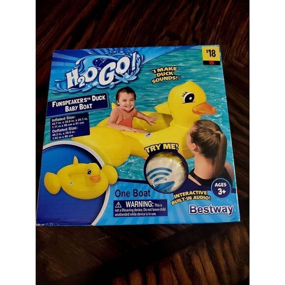 H20 GO! FUNSPEAKERS DUCK FLOAT - Picture 1 of 5